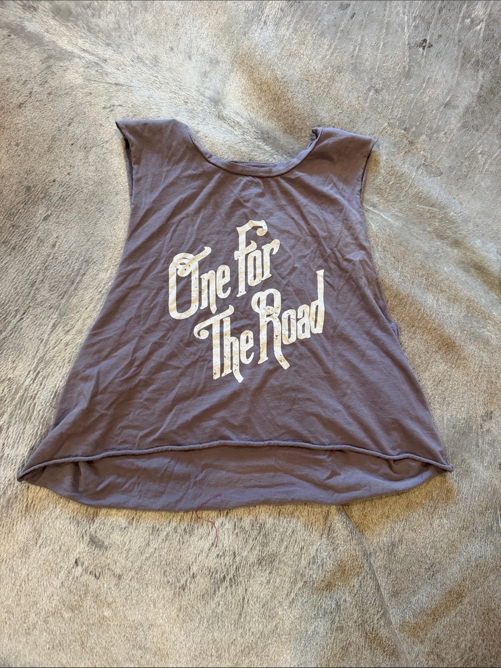 MATE the Label Purple Graphic Tank - "One For The Road"